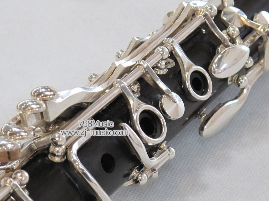 A Clarinet Grenadilla Silver Plated-798-CAGS